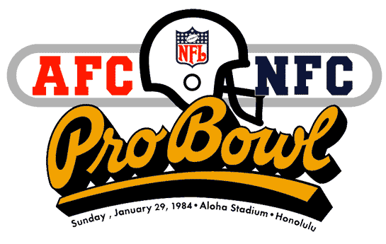 Pro Bowl 1984 Primary Logo iron on transfers for T-shirts